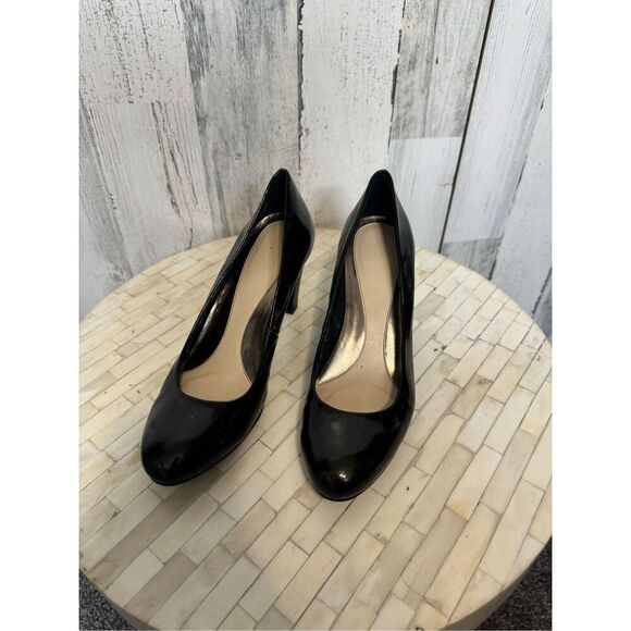 Calvin Klein Shoes - Women’s Calvin Klein Renni Shoes Black Pumps Heels Leather Size 7.5M Round Toe